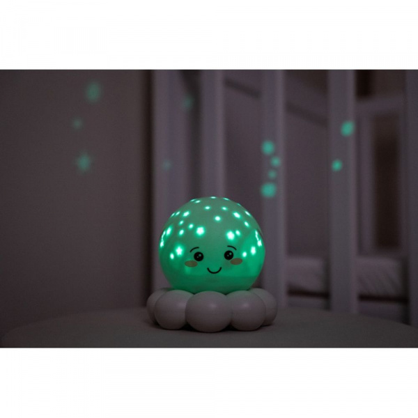 Veilleuse bébé projection plafond pieuvre twinkles to go gris Cloud b
