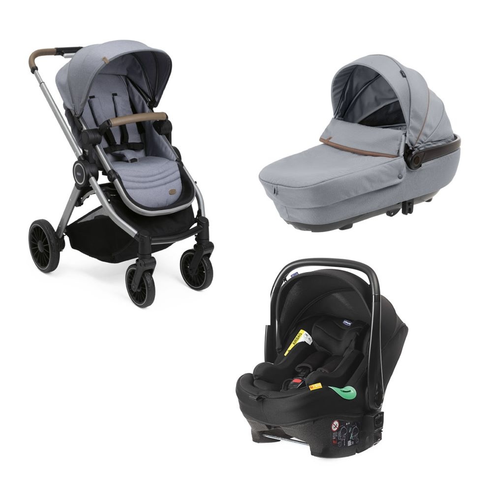 Poussette trio alysia i-size pirate black Chicco