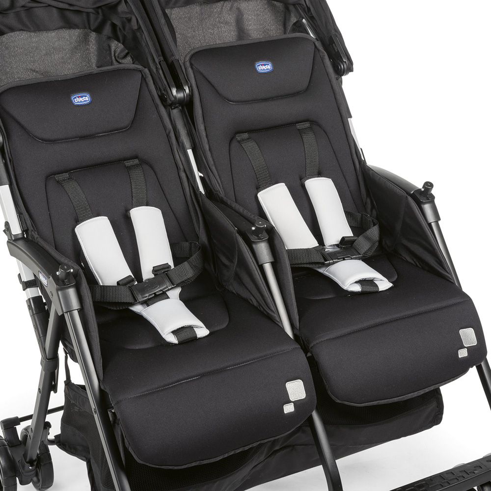 Poussette double Ohlala Twin Black Night CHICCO, Vente en ligne de Poussette  multiple