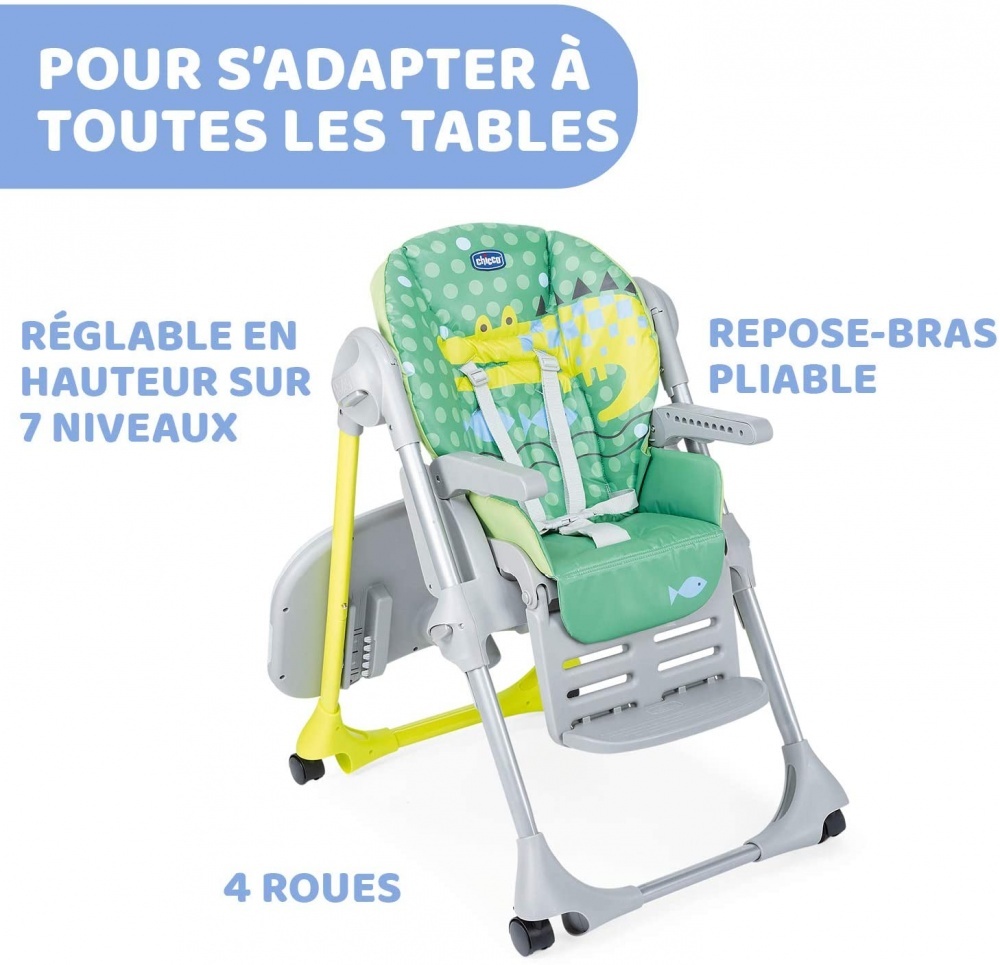 Chaise haute polly easy de Chicco au meilleur prix sur allobébé