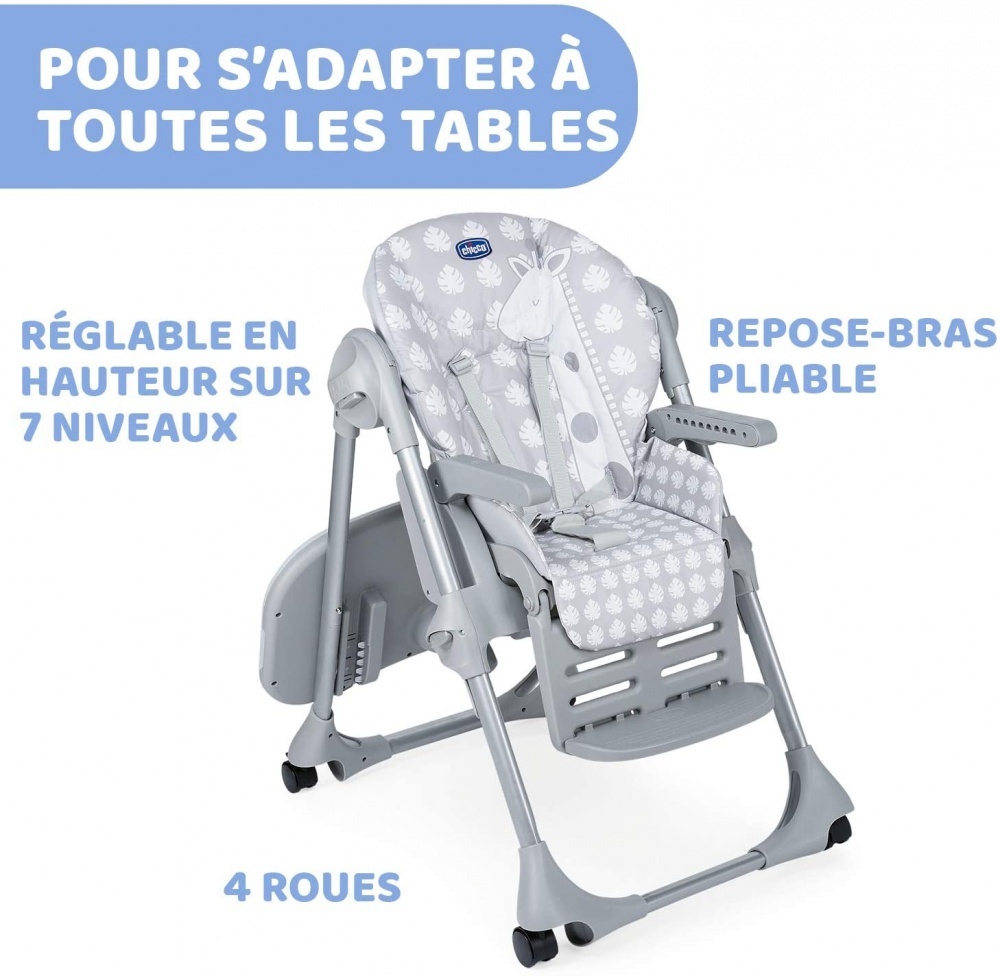 Chaise haute polly easy de Chicco au meilleur prix sur allobébé