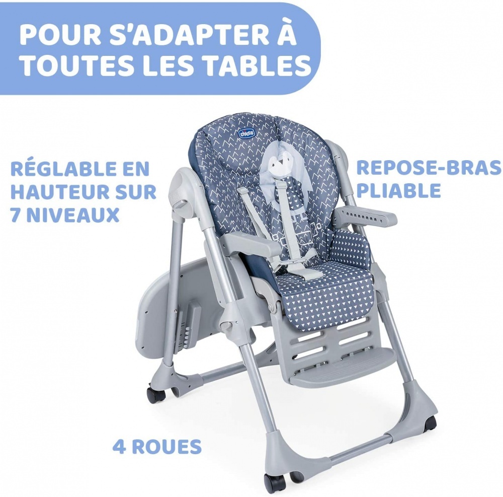 Chaise haute polly easy de Chicco au meilleur prix sur allobébé