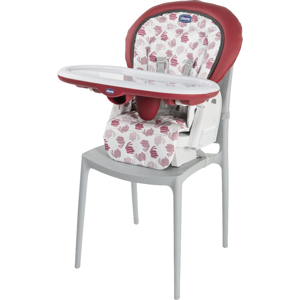 Chaise Haute Bebe Polly Progres5 4 Roues Red De Chicco Sur Allobebe