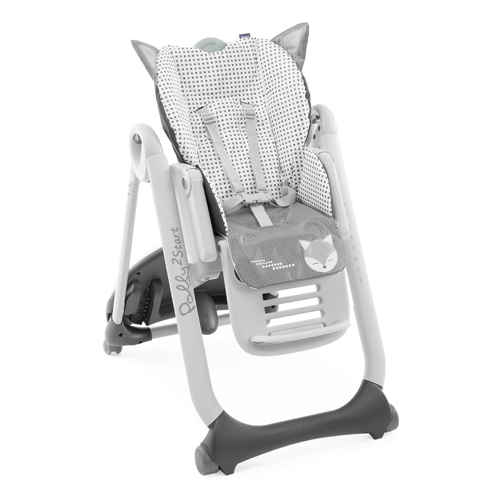 Naissance A 3 Ans Chaise Haute Bebe Polly 2 Start Foxy Chicco 4 Roues Bebe Et Puericulture Mathmink Chaises Hautes Sieges Et Accessoires