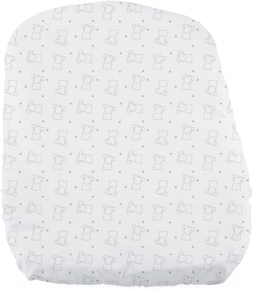 Draps Housse Cododo Chicco Next2Me Forever (lot de 2) - Grey Sheep -  Univers Poussette