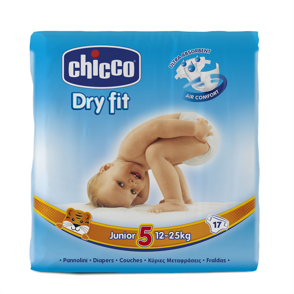Couches dry fit junior taille 5 1225 kg de Chicco sur allobébé
