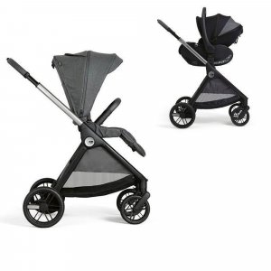 Poussette duo bellagio 2 + siège auto first seat recline i-size black satin Chicco