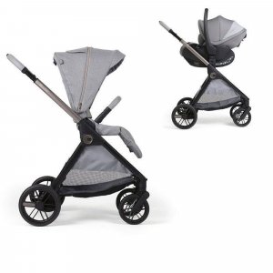 Poussette duo bellagio 2 + siège auto first seat recline i-size lunar rock Chicco