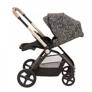 Poussette trio mysa dew re_lux + siège auto first seat recline i-size black satin + nacelle Chicco
