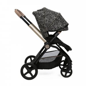 Poussette trio mysa dew re_lux + siège auto first seat recline i-size black satin + nacelle Chicco