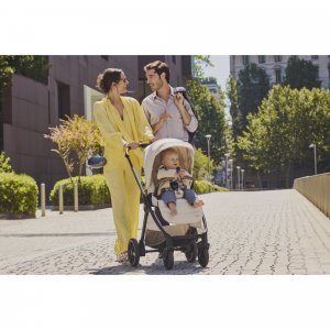 Poussette duo bellagio + siège auto first seat recline i-size black satin Chicco