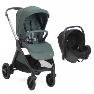 Poussette duo belllagio 2 fir tree + siège auto kory essential Chicco