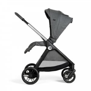 Poussette trio bellagio 2 + first seat recline + nacelle flexi + fullseat 360 avec base black satin Chicco