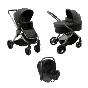 Poussette trio best friend pro + siège auto kory i-size + nacelle light pirate black Chicco