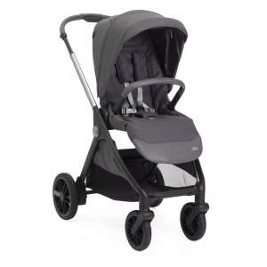 Poussette trio bellagio² + siège auto first seat recline i-size black satin Chicco