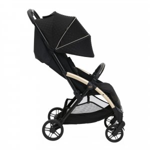 Poussette duo goody xplus - black re_lux + siège auto first seat recline i-size black satin Chicco