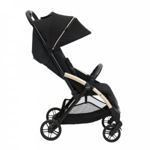 Poussette duo goody xplus - black re_lux + siège auto first seat recline i-size black satin Chicco