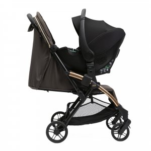 Poussette duo goody xplus - bronze lizard re_lux + siège auto first seat recline i-size black satin Chicco