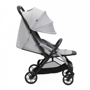 Poussette duo goody xplus - pearl grey + siège auto first seat recline i-size black satin Chicco