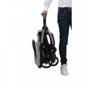 Poussette duo goody xplus - pearl grey + siège auto first seat recline i-size black satin Chicco