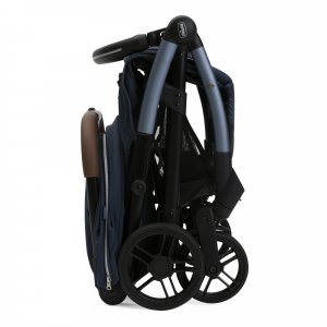 Poussette duo goody xplus - radiant blue + siège auto first seat recline i-size black satin Chicco