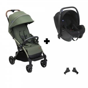 Poussette duo goody xplus - twinkle green + siège auto kory i-size essential Chicco