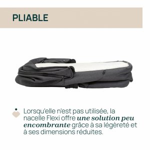 Nacelle flexi black satin Chicco