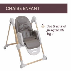 Chaise haute évolutive polly armonia terracotta Chicco