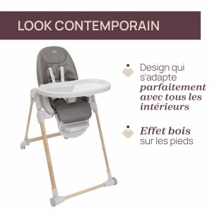 Chaise haute évolutive polly armonia scandinavian Chicco