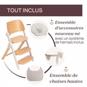 Chaise haute meraviglia ebony Chicco