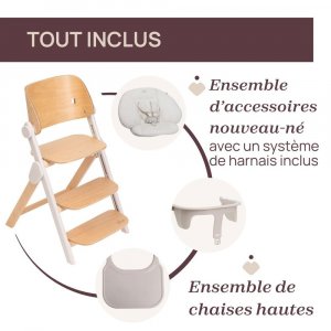 Chaise haute meraviglia fossil Chicco