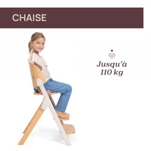 Chaise haute meraviglia fossil Chicco