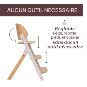 Chaise haute meraviglia fossil Chicco