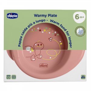 Assiette maintien au chaud rose Chicco