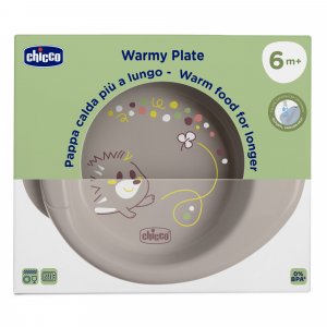 Assiette maintien au chaud gris Chicco