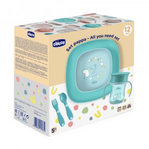 Coffret repas bleu 12 mois Chicco