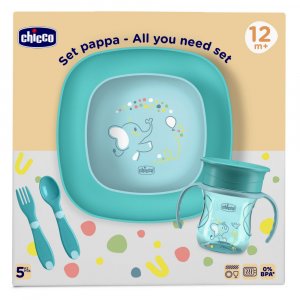 Coffret repas bleu 12 mois Chicco