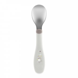 Couverts en métal gris Chicco