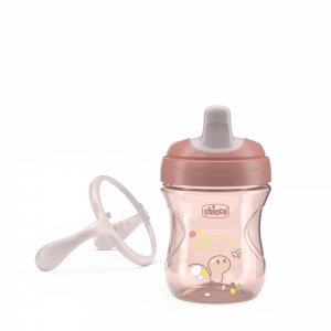 Tasse d'apprentissage rose Chicco