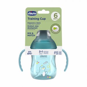 Tasse d'apprentissage bleu Chicco