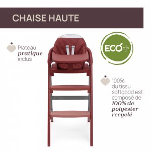 Chaise haute évolutive crescendo up 2en1 colorado red re_lux + siège de naissance Chicco