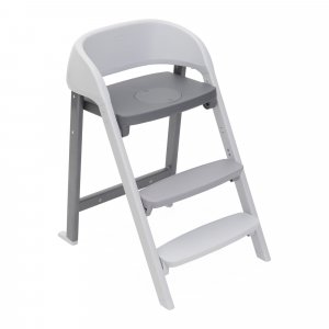 Chaise haute crescendo up steel cloud re_lux Chicco