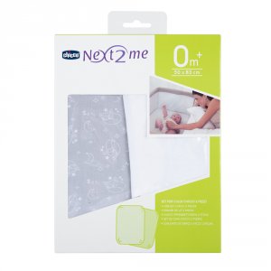 Lot de 2 draps housse next 2 me forever Chicco