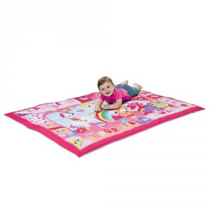 Tapis d'éveil de la forêt xxl rose