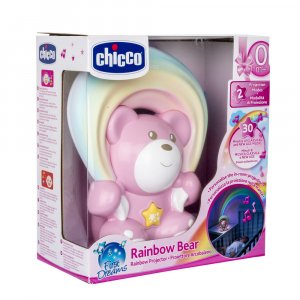 L'ourson arc-en-ciel - rose Chicco