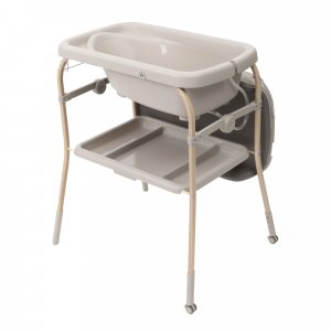 Table à langer soft bubble avec baignoire intégrée armonia scandinavian Chicco