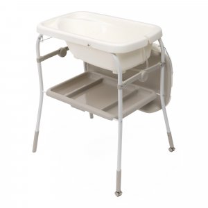 Table à langer soft bubble avec baignoire intégrée armonia motherpearl Chicco
