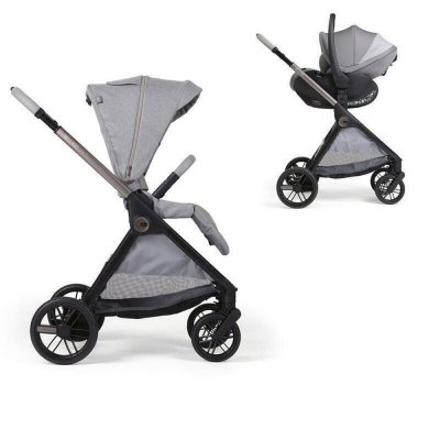Poussette duo bellagio 2 + siège auto first seat recline i-size lunar rock