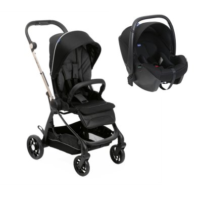 Poussette trio activ3 i-size dark beige de Chicco sur allobébé