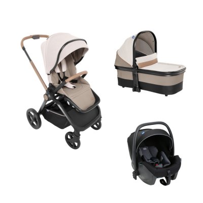 Poussette trio mysa amber glow + siège auto kory i-size + nacelle mysa